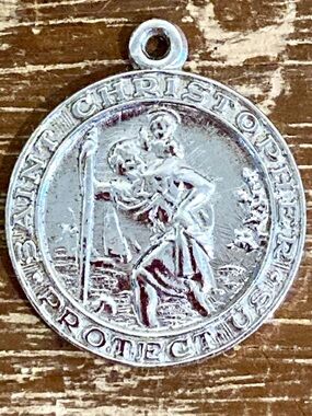 Saint Christopher Sterling Silver Pendant